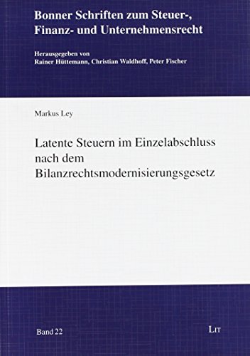 9783643119490: Latente Steuern im Einzelabschluss nach dem Bilanzrechtsmodernisierungsgesetz