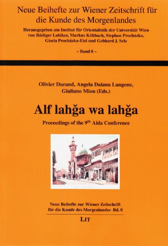 Alf Lahga Wa Lahga: Proceedings of the 9Th AIDA Conference