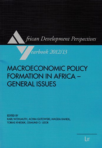 Beispielbild fr African Development Perspectives Yearbook, .16 : Macroeconomic Policy Formation in Africa zum Verkauf von BBB-Internetbuchantiquariat