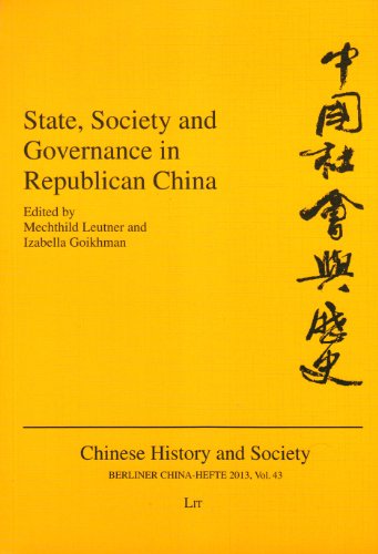 Beispielbild fr State, Society and Governance in Republican China zum Verkauf von Blackwell's