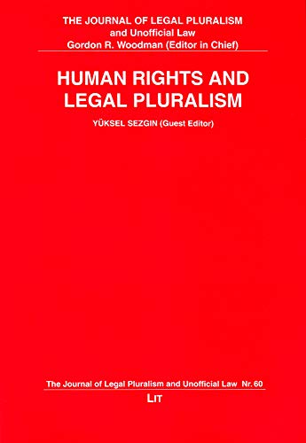Beispielbild fr Human Rights and Legal Pluralism zum Verkauf von Blackwell's