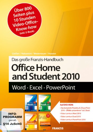 Beispielbild fr Office Home and Student 2010 Lernkurs zum Verkauf von medimops