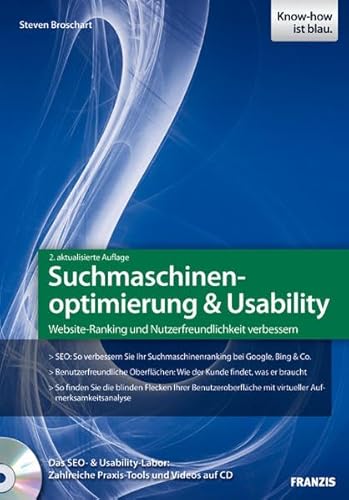 Beispielbild fr Suchmaschinenoptimierung & Usability zum Verkauf von medimops