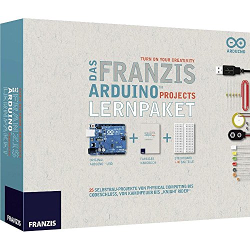 Beispielbild fr Das Franzis Arduino Projects Lernpaket: 25 Selbstbau-Projekte von Physical Computing bis Codeschloss von Kaminfeuer bis "Knight Rider" zum Verkauf von medimops