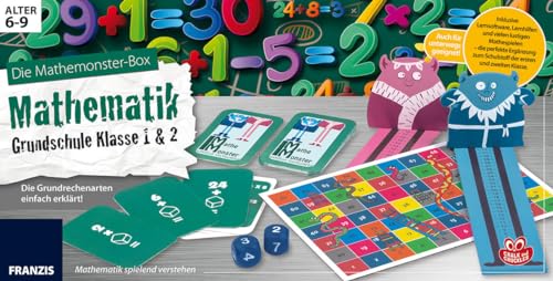 Stock image for Die Mathemonster-Box: Mathematik fr die Grundschule Klasse 1 und 2 for sale by medimops