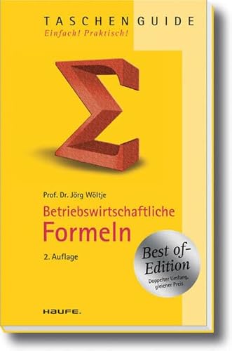 Beispielbild fr Betriebswirtschaftliche Formeln - Best of-Edition zum Verkauf von medimops