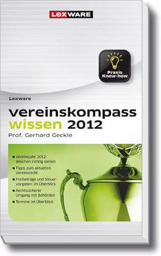 Vereinskompass wissen 2012: Wichtige Vereins-Daten, Tipps und Termine im Taschenformat (9783648025796) by [???]