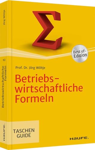 Beispielbild fr Betriebswirtschaftliche Formeln zum Verkauf von GreatBookPrices