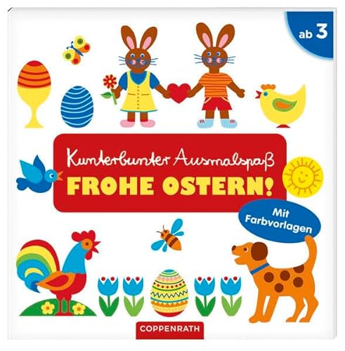 Beispielbild fr Kunterbunter Ausmalspa: Frohe Ostern! zum Verkauf von medimops