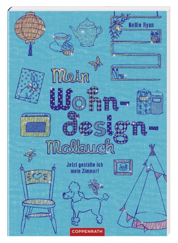 Beispielbild fr Mein Wohn-Design-Malbuch: Jetzt gestalte ich mein Zimmer zum Verkauf von medimops