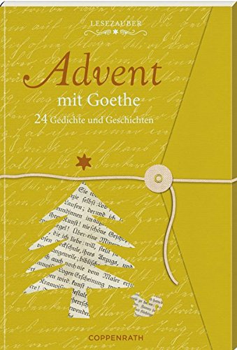 9783649614661: Lesezauber: Advent mit Goethe - Briefbuch zum Aufschneiden