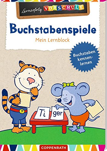 Imagen de archivo de Buchstabenspiele: Mein Lernblock a la venta por AwesomeBooks
