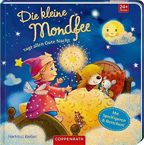 Beispielbild fr Die kleine Mondfee sagt allen Gute Nacht: Spielbuch mit Bettchen zum Verkauf von medimops