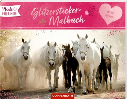 Stock image for Pferdefreunde - Glitzersticker-Malbuch for sale by Revaluation Books