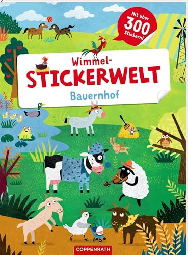 Imagen de archivo de Wimmel-Stickerwelt ? Bauernhof: Mit ber 300 Stickern a la venta por medimops