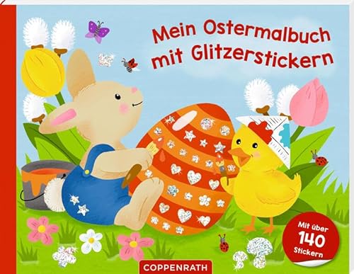 Beispielbild fr Mein Ostermalbuch mit Glitzerstickern zum Verkauf von medimops