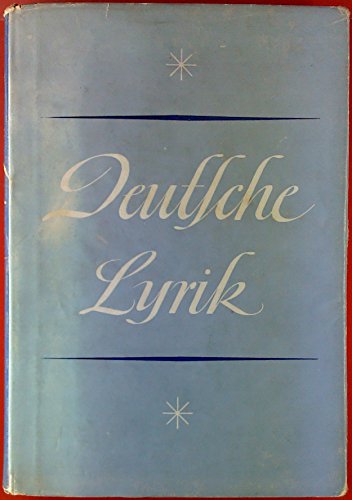 Imagen de archivo de Deutsche Lyrik a la venta por GreatBookPrices