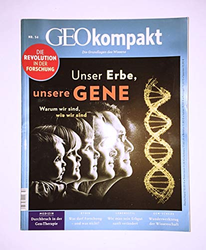 Beispielbild fr GEOkompakt / GEOkompakt 54/2018 - Unser Erbe, unsere Gene zum Verkauf von medimops