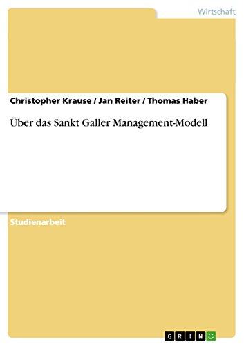 Stock image for ber das Sankt Galler Management-Modell (German Edition) for sale by Lucky's Textbooks