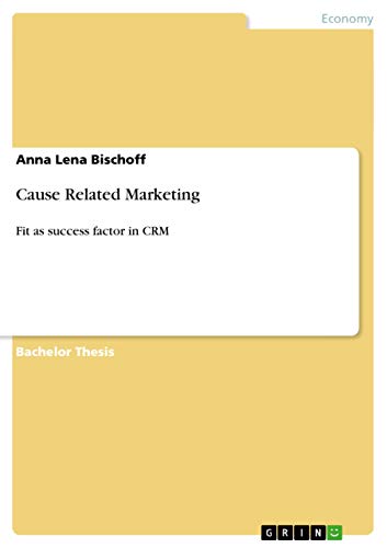 9783656119227: Cause Related Marketing: Fit as success factor in CRM