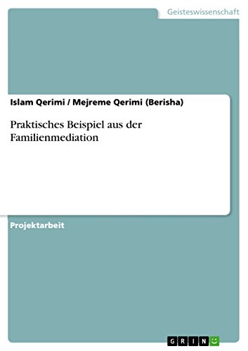 Stock image for Praktisches Beispiel aus der Familienmediation for sale by Blackwell's