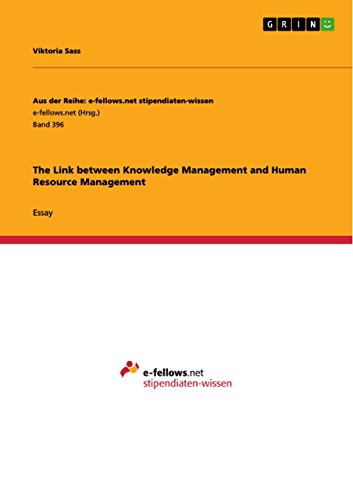 The Link between Knowledge Management and Human Resource Management - Viktoria Sass
