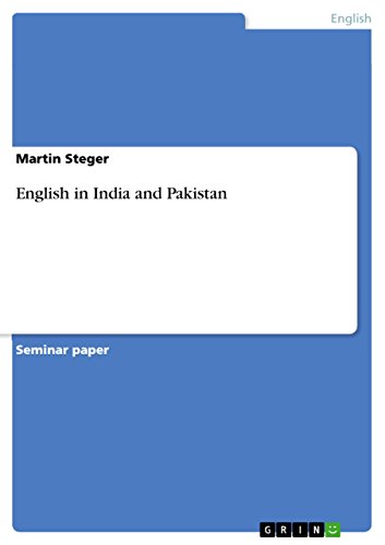 9783656272922: English in India and Pakistan