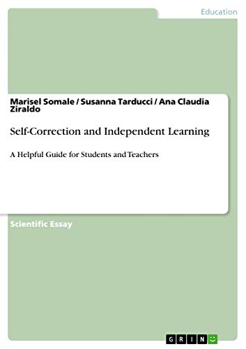 9783656684916: Self-Correction and Independent Learning: A Helpful Guide for Students and Teachers