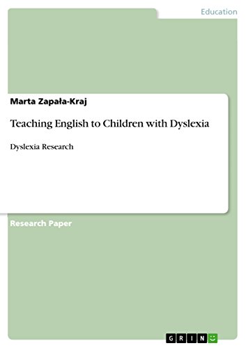 9783656686286: Teaching English to Children with Dyslexia: Dyslexia Research