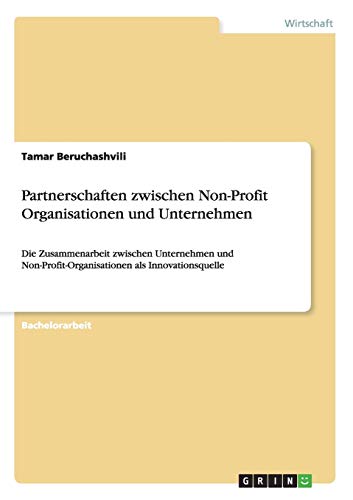 9783656722878: Partnerschaften zwischen Non-Profit Organisationen und Unternehmen