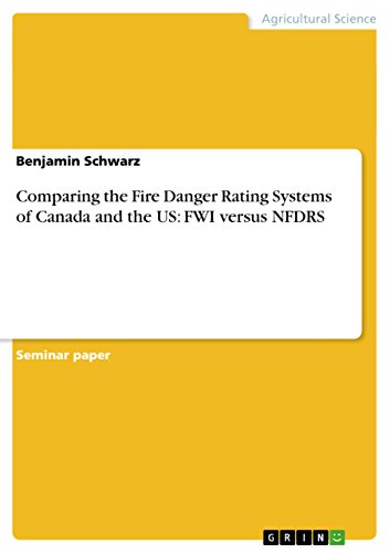 9783656732433: Comparing the Fire Danger Rating Systems of Canada and the US: FWI versus NFDRS