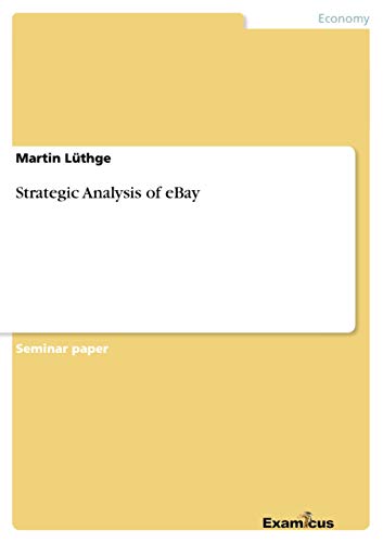 Stock image for Strategic Analysis of eBay for sale by Lucky's Textbooks