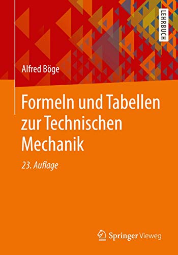 9783658020705: Formeln und Tabellen zur Technischen Mechanik (German Edition)