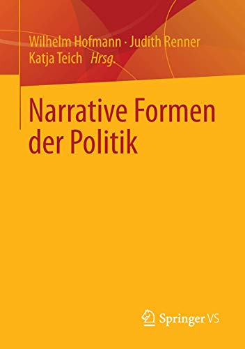 Beispielbild fr Narrative Formen der Politik zum Verkauf von Chiron Media