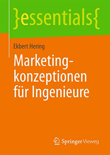 Beispielbild fr Marketingkonzeptionen fur Ingenieure zum Verkauf von Chiron Media