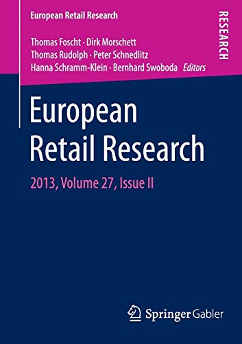 9783658070373: European Retail Research: 2013, Volume 27, Issue II