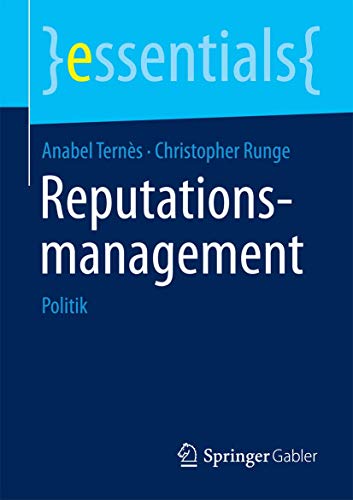 9783658089504: Reputationsmanagement: Politik