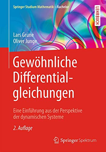 Imagen de archivo de Gewhnliche Differentialgleichungen : Eine Einfhrung aus der Perspektive der dynamischen Systeme a la venta por Blackwell's