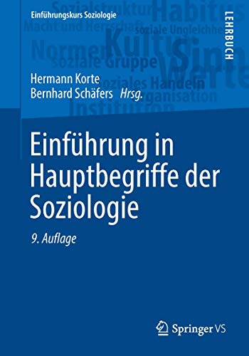 Stock image for Einfhrung in Hauptbegriffe der Soziologie (Einfhrungskurs Soziologie) for sale by medimops