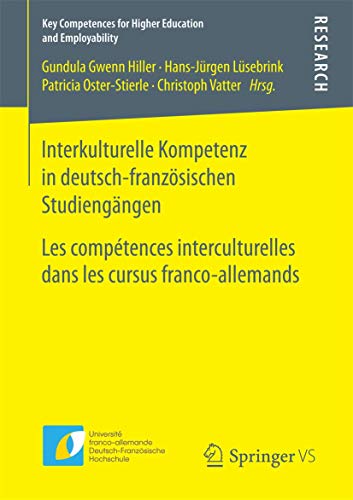 9783658144791: Interkulturelle Kompetenz in deutsch-franzsischen Studiengngen: Les comptences interculturelles dans les cursus franco-allemands