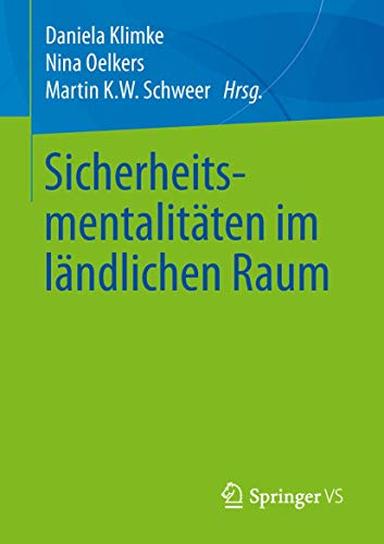 Imagen de archivo de Sicherheitsmentalitten im lndlichen Raum (German Edition) a la venta por Big River Books