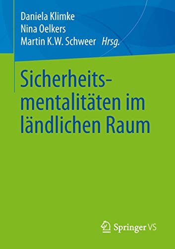 Stock image for Sicherheitsmentalitten im lndlichen Raum (German Edition) for sale by Big River Books