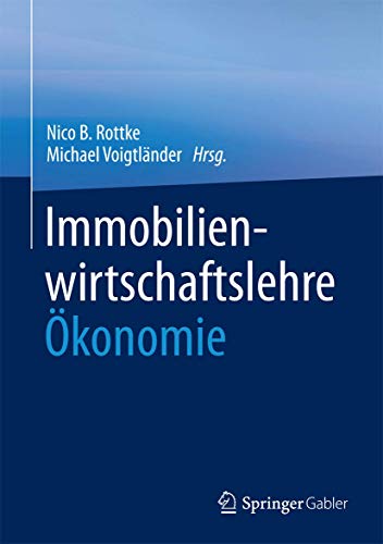 Stock image for Immobilienwirtschaftslehre - konomie (German Edition) for sale by Books Unplugged