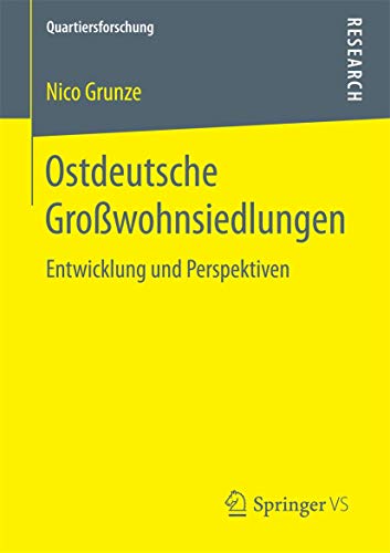 Stock image for Ostdeutsche Growohnsiedlungen : Entwicklung und Perspektiven for sale by Chiron Media