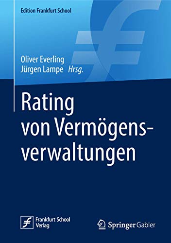 9783658237929: Rating von Vermgensverwaltungen (Edition Frankfurt School)