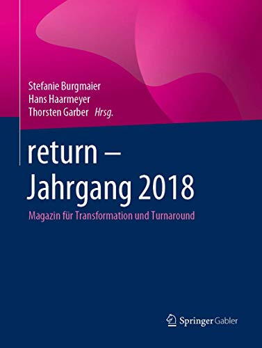 Stock image for return - Jahrgang 2018: Magazin fr Transformation und Turnaround for sale by Revaluation Books