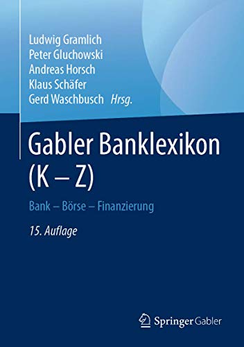 Beispielbild fr Gabler Banklexikon (K ? Z): Bank ? Brse ? Finanzierung zum Verkauf von medimops