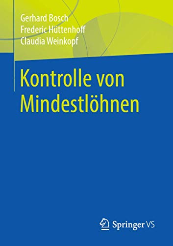 Stock image for Kontrolle von Mindestlhnen (German Edition) for sale by Big River Books