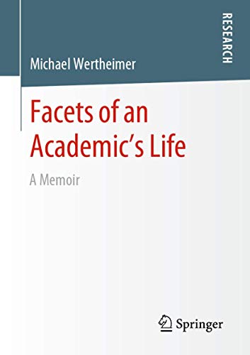 9783658287696: Facets of an Academic’s Life: A Memoir