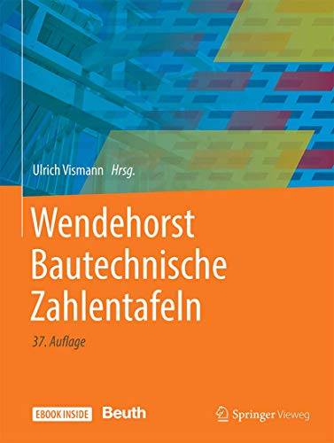 Beispielbild fr Wendehorst Bautechnische Zahlentafeln: Includes Digital Download zum Verkauf von Chiron Media